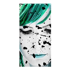 Beauty Woman Close Up Artistic Portrait Shower Curtain 36  X 72  (stall)  by dflcprints