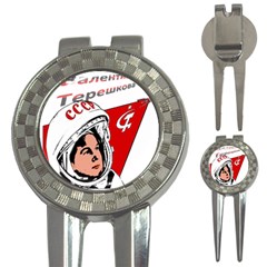 Valentina Tereshkova 3-in-1 Golf Divots by Valentinaart