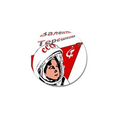 Valentina Tereshkova Golf Ball Marker by Valentinaart