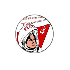 Valentina Tereshkova Hat Clip Ball Marker (4 Pack) by Valentinaart