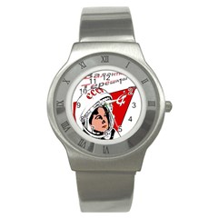 Valentina Tereshkova Stainless Steel Watch by Valentinaart