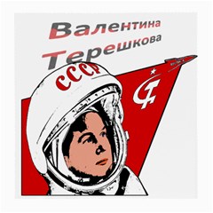 Valentina Tereshkova Medium Glasses Cloth (2-side) by Valentinaart