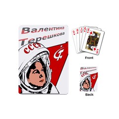 Valentina Tereshkova Playing Cards (mini)  by Valentinaart