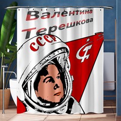 Valentina Tereshkova Shower Curtain 60  X 72  (medium)  by Valentinaart