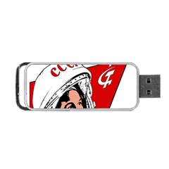 Valentina Tereshkova Portable Usb Flash (one Side) by Valentinaart