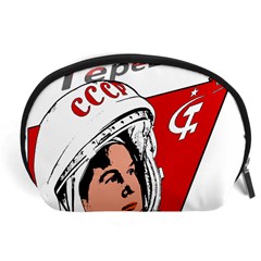 Valentina Tereshkova Accessory Pouches (large)  by Valentinaart