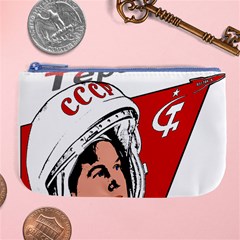 Valentina Tereshkova Large Coin Purse by Valentinaart