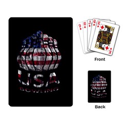 Usa Bowling  Playing Card by Valentinaart