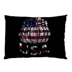 Usa Bowling  Pillow Case by Valentinaart