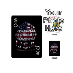 Usa Bowling  Playing Cards 54 (mini)  by Valentinaart