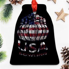 Usa Bowling  Ornament (bell) by Valentinaart