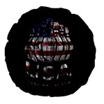 USA Bowling  Large 18  Premium Round Cushions Front