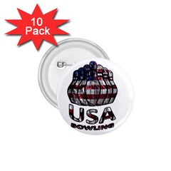 Usa Bowling  1 75  Buttons (10 Pack) by Valentinaart