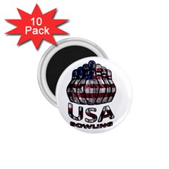 Usa Bowling  1 75  Magnets (10 Pack)  by Valentinaart