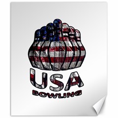 Usa Bowling  Canvas 20  X 24   by Valentinaart