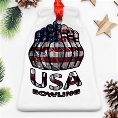 Usa Bowling  Ornament (bell) by Valentinaart