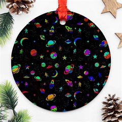 Space Pattern Ornament (round) by Valentinaart