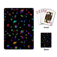 Space Pattern Playing Card by Valentinaart