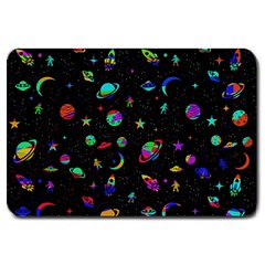 Space Pattern Large Doormat  by Valentinaart