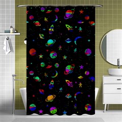 Space Pattern Shower Curtain 48  X 72  (small)  by Valentinaart