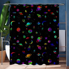 Space Pattern Shower Curtain 60  X 72  (medium)  by Valentinaart