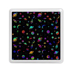 Space Pattern Memory Card Reader (square)  by Valentinaart