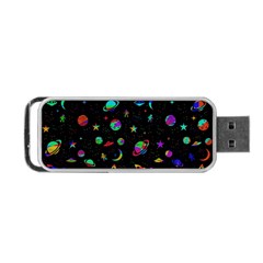 Space Pattern Portable Usb Flash (one Side) by Valentinaart