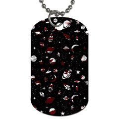 Space Pattern Dog Tag (two Sides) by Valentinaart