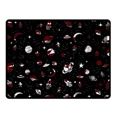 Space Pattern Fleece Blanket (small) by Valentinaart