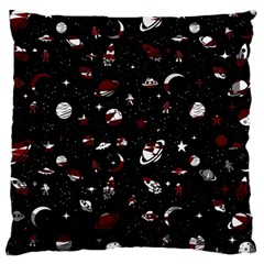 Space Pattern Large Cushion Case (two Sides) by Valentinaart