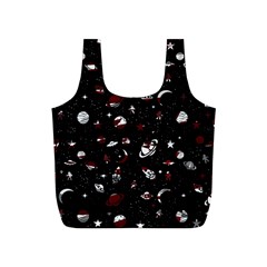 Space Pattern Full Print Recycle Bags (s)  by Valentinaart