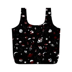 Space Pattern Full Print Recycle Bags (m)  by Valentinaart