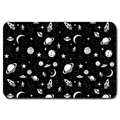 Space Pattern Large Doormat  by Valentinaart