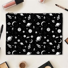 Space Pattern Cosmetic Bag (xl) by Valentinaart