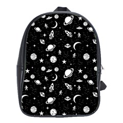 Space Pattern School Bags(large)  by Valentinaart