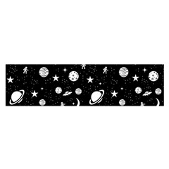 Space Pattern Satin Scarf (oblong) by Valentinaart