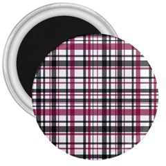 Plaid Pattern 3  Magnets by Valentinaart