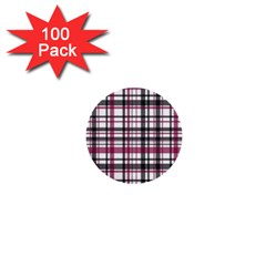 Plaid Pattern 1  Mini Buttons (100 Pack)  by Valentinaart