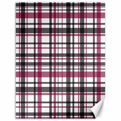 Plaid Pattern Canvas 18  X 24   by Valentinaart