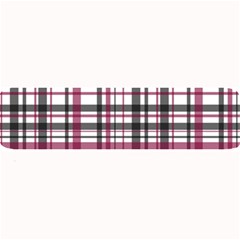 Plaid Pattern Large Bar Mats by Valentinaart