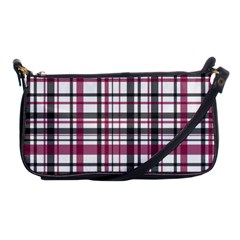 Plaid Pattern Shoulder Clutch Bags