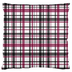 Plaid Pattern Standard Flano Cushion Case (two Sides) by Valentinaart