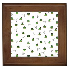 Cactus Pattern Framed Tiles