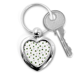 Cactus Pattern Key Chains (heart)  by Valentinaart