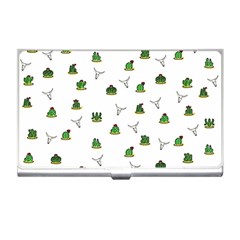 Cactus Pattern Business Card Holders by Valentinaart