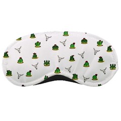 Cactus Pattern Sleeping Masks by Valentinaart