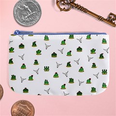 Cactus Pattern Large Coin Purse by Valentinaart