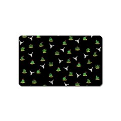 Cactus Pattern Magnet (name Card) by Valentinaart