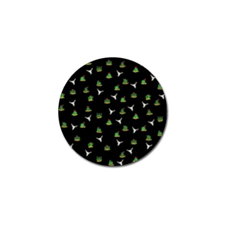 Cactus pattern Golf Ball Marker (4 pack)