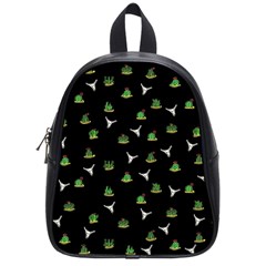 Cactus Pattern School Bags (small)  by Valentinaart